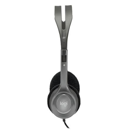 Logitech auricular+mic h111 negro