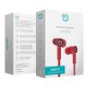 Hiditec auricular+mic  aken bt4,2 earfix  red