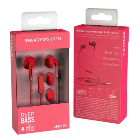 Energy sistem aur+mic in ear style 2+ raspberry