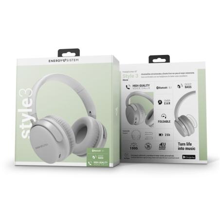 Energy sistem auriculares bt style 3 stone