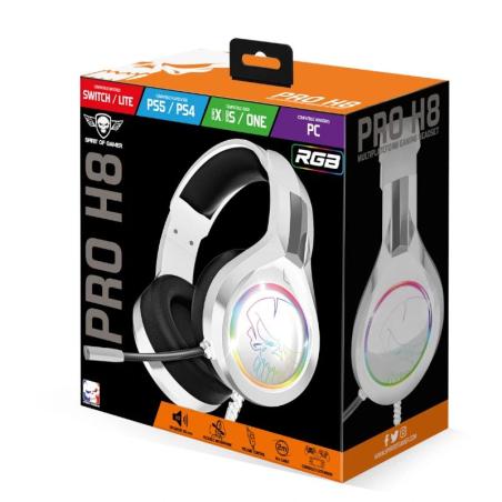 Spirit of gamer auricular pro-h8 white