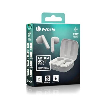 Ngs auriculares artica move bt y tw stereo white