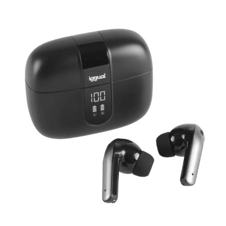 Iggual auriculares inalámbricos tws bluetooth negr