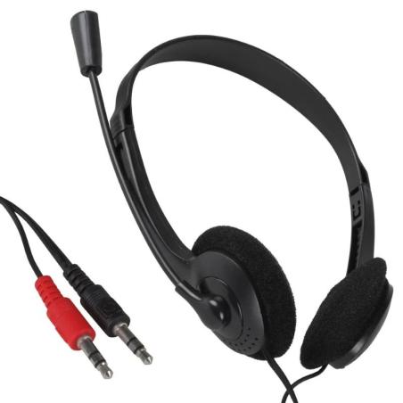 Iggual auriculares con micro 2 x 3.5 mm easy call