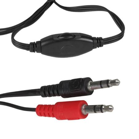 Iggual auriculares con micro 2 x 3.5 mm easy call