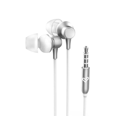 Energy sistem auriculares metallized silver