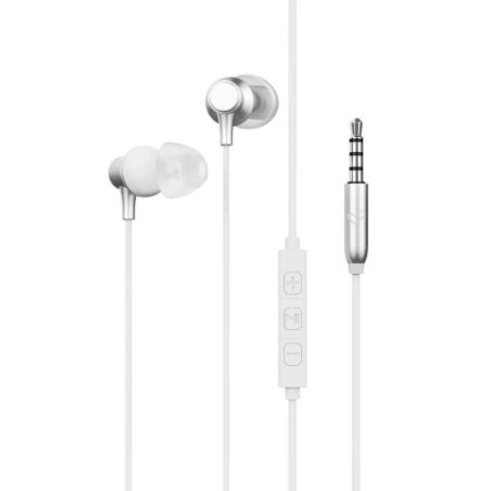 Energy sistem auriculares metallized silver