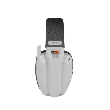 Krom auriculares gaming kanji inalambrico blanco