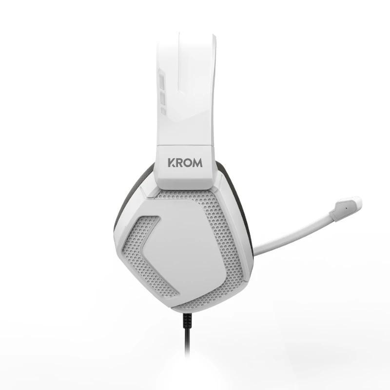 Krom kopa pro | auricular gaming stereo blanco