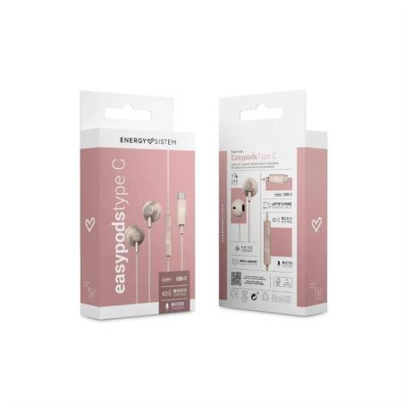 Energy sistem auriculares easypods type c rose