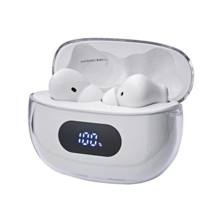 Intenso | buds plus auriculares tws anc+enc|blanco