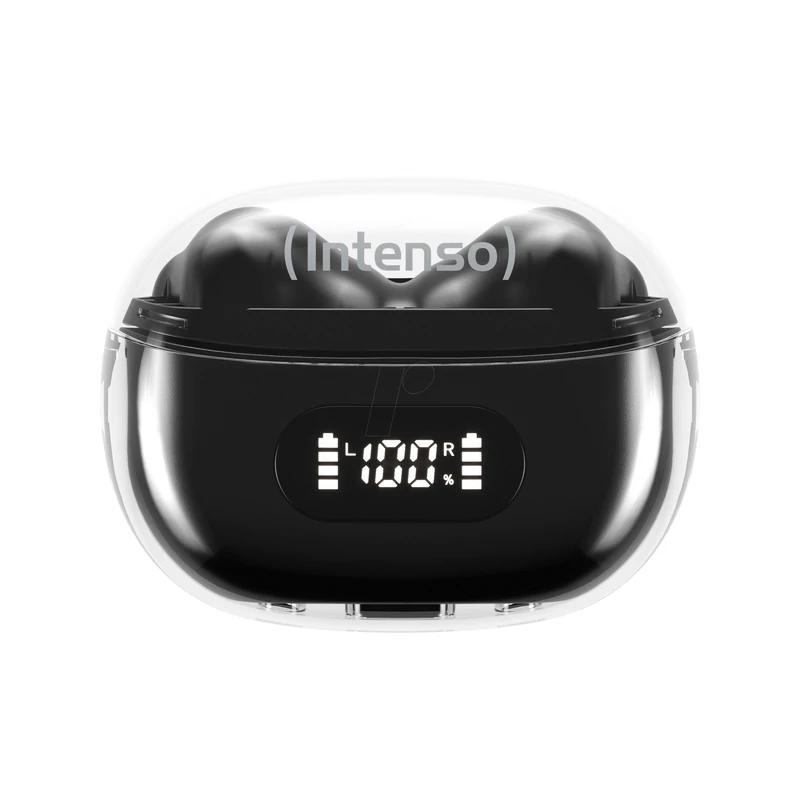 Intenso | buds plus auriculares tws anc+enc| negro
