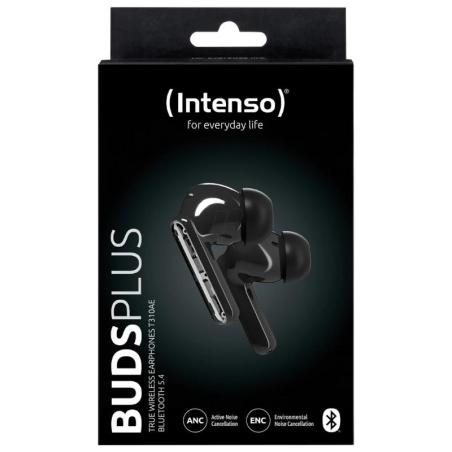 Intenso | buds plus auriculares tws anc+enc| negro