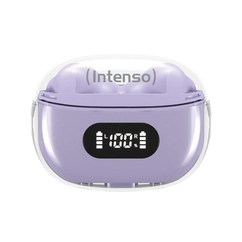 Intenso | buds plus auriculares tws anc+enc | lila
