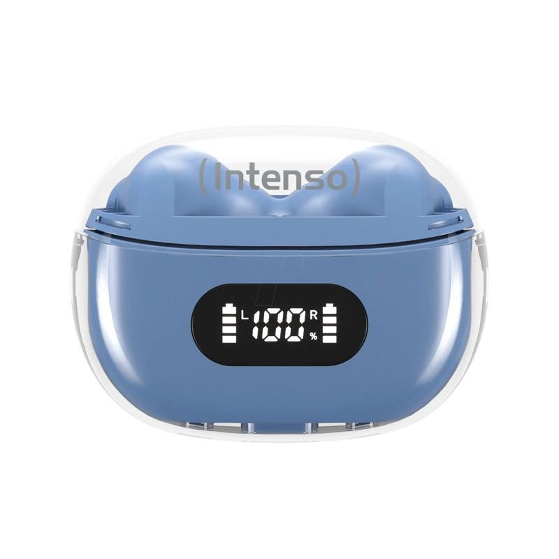 Intenso | buds plus auriculares tws anc+enc | azul