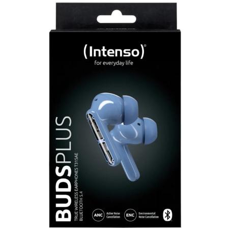 Intenso | buds plus auriculares tws anc+enc | azul