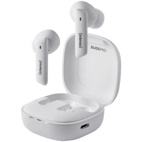 Intenso | buds pro auriculares tws h-anc+enc|blanc