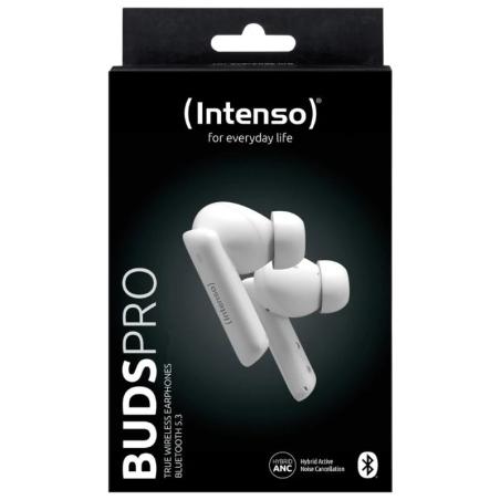 Intenso | buds pro auriculares tws h-anc+enc|blanc