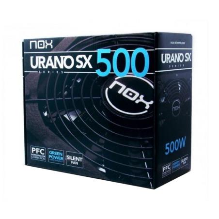 Nox fuente alimentación urano sx 500w atx