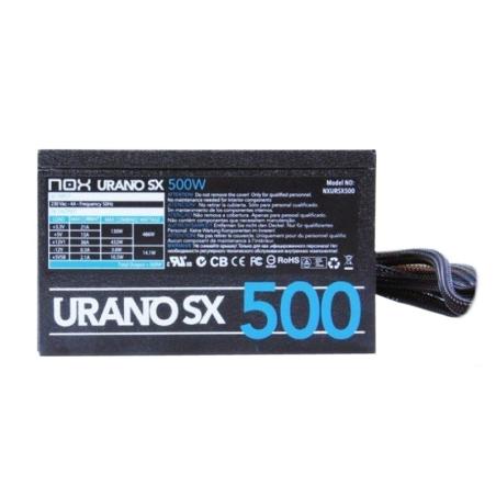 Nox fuente alimentación urano sx 500w atx