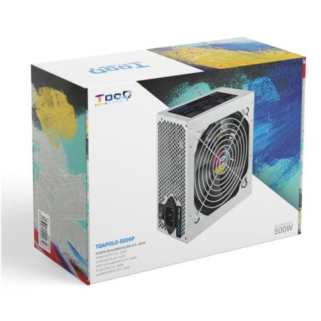 Tooq fuente alimentación tqapolo-500sp 500w pfc