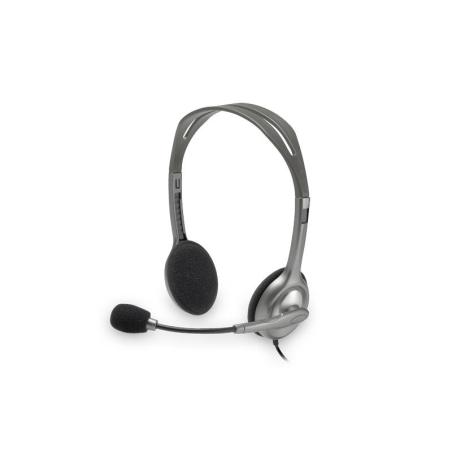 AURICULARES + MICROFONO LOGITECH H110 BLACK