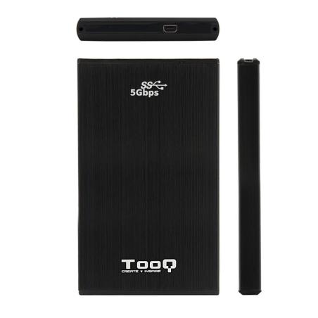 CAJA EXTERNA TOOQ TQE-2522B HDD 2.5 SATA USB 3.0 BLACK