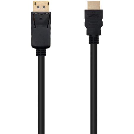 CABLE CONVERSOR NANOCABLE DISPLAYPORT A HDMI 2M DP/HDMI BLACK