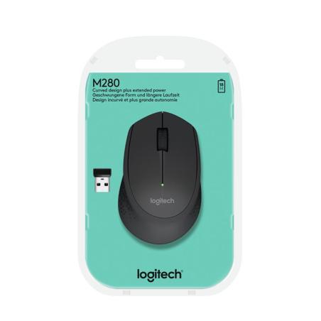 RATON LOGITECH M280 WIRELESS BLACK