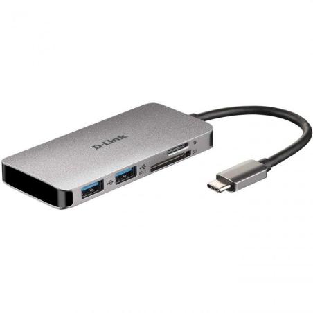 DOCK HUB USB D-LINK 6 EN 1 DUB-M610 USB-C