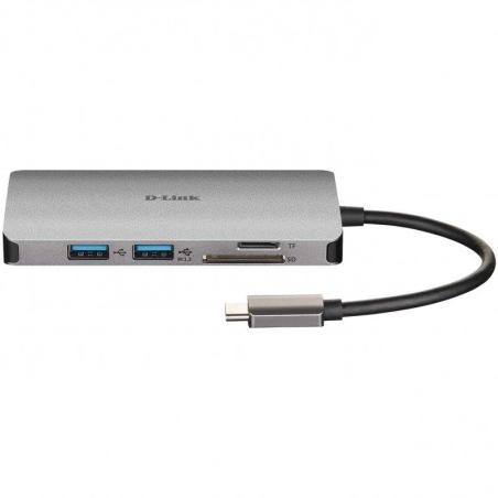 DOCK HUB USB D-LINK 6 EN 1 DUB-M610 USB-C