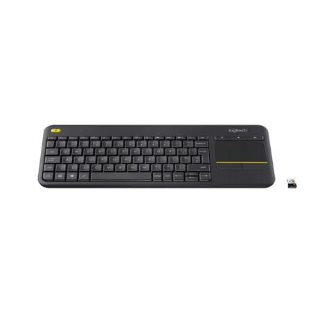 TECLADO LOGITECH K400 RF WIRELESS BLACK