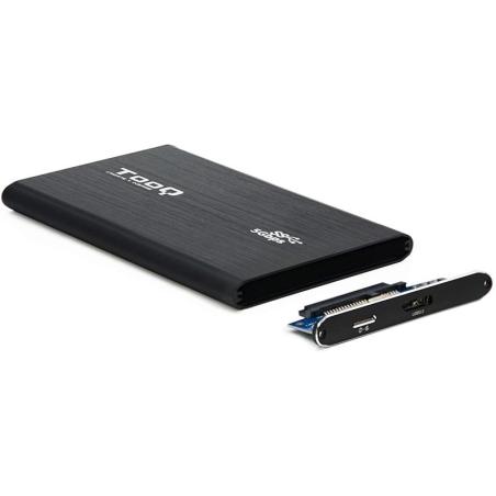 CAJA EXTERNA TOOQ TQE-2529B HDD 2.5 SATA USB 3.0 BLACK