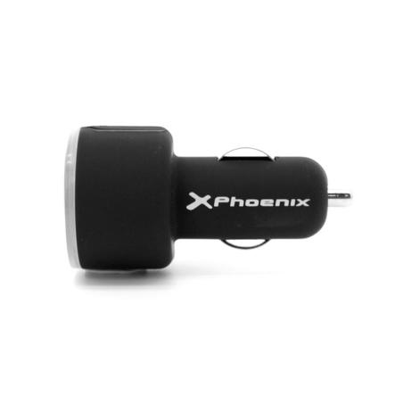 CARGADOR COCHE SMARTPHONE PHOENIX 5V 2x USB 2.1A + 1A