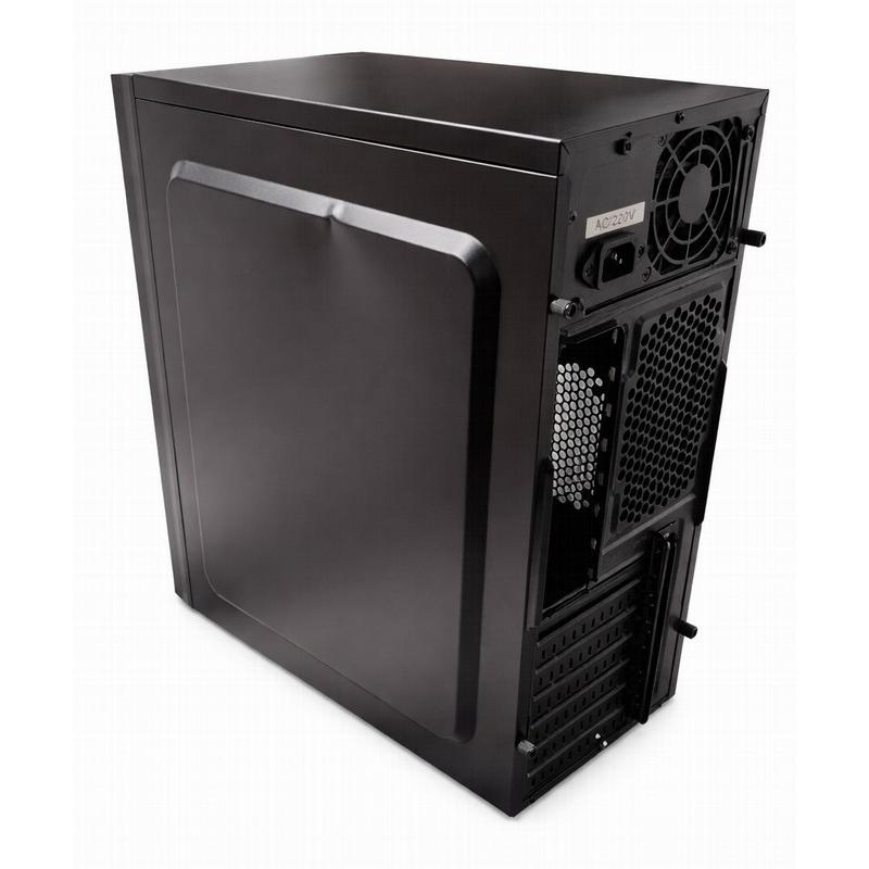 CAJA ORDENADOR NOX LITE 010 ATX DVD BLACK + FUENTE 500W ( CON DESPERFECTOS )