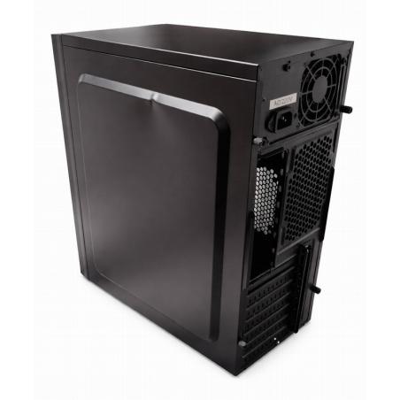 CAJA ORDENADOR NOX LITE 010 ATX DVD BLACK + FUENTE 500W ( CON DESPERFECTOS )