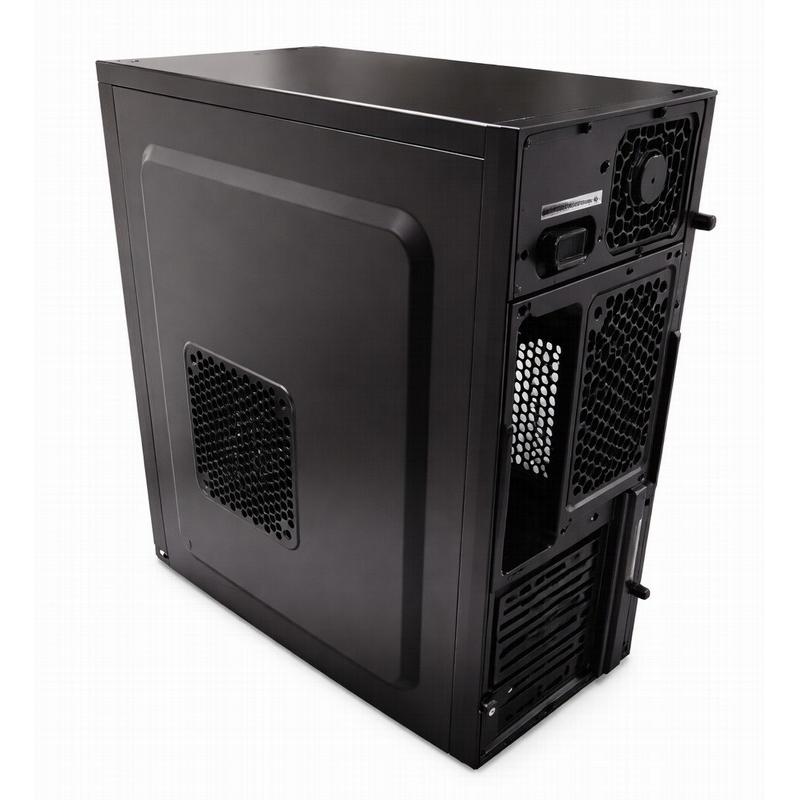 CAJA ORDENADOR NOX LITE 010 ATX DVD BLACK + FUENTE 500W ( CON DESPERFECTOS )