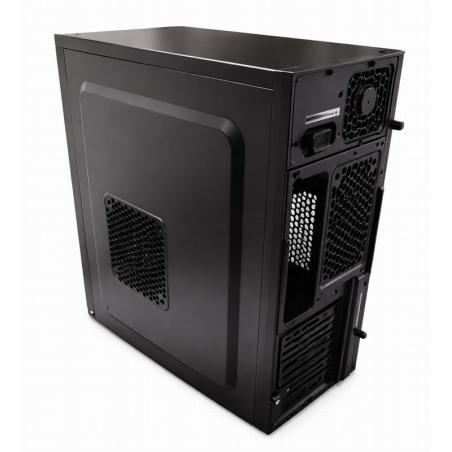 CAJA ORDENADOR NOX LITE 010 ATX DVD BLACK + FUENTE 500W ( CON DESPERFECTOS )