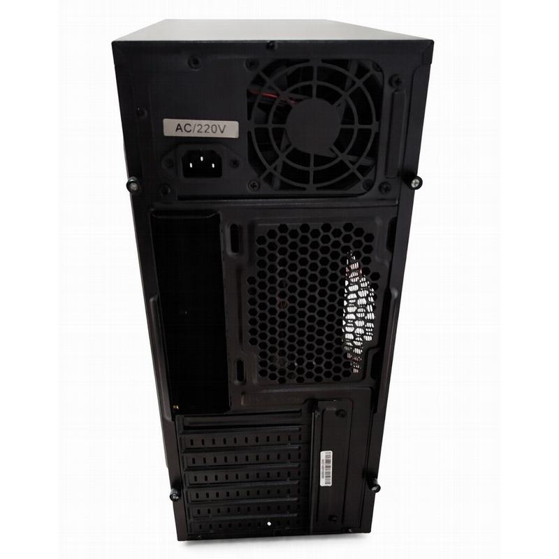 CAJA ORDENADOR NOX LITE 010 ATX DVD BLACK + FUENTE 500W ( CON DESPERFECTOS )