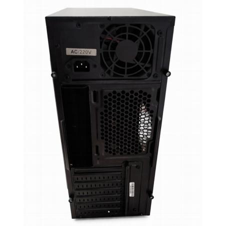 CAJA ORDENADOR NOX LITE 010 ATX DVD BLACK + FUENTE 500W ( CON DESPERFECTOS )