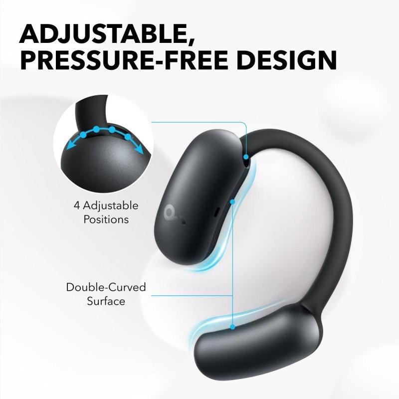 AURICULARES ANKER SOUNDCORE AEROFIT 2 OPEN EAR BLUETOOTH 5.4 IP55 BLACK