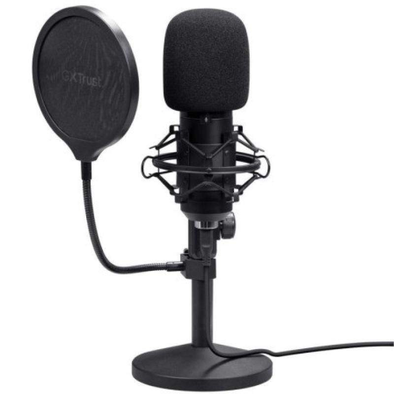 MICROFONO TRUST GAMING GXT 269 EMITA II USB FILTRO SOBREMESA BLACK