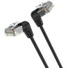CABLE DE RED CAT6A UTP 1M VENTION ACODADO BLACK