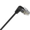 CABLE DE RED CAT6A UTP 1M VENTION ACODADO BLACK