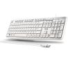 TECLADO NGS HERITAGESPANISH USB MULTIMEDIA WHITE