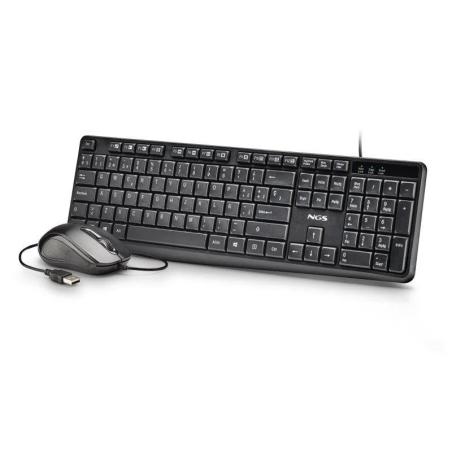 TECLADO + RATON NGS COCOAKIT V2 USB MULTIMEDIA BLACK