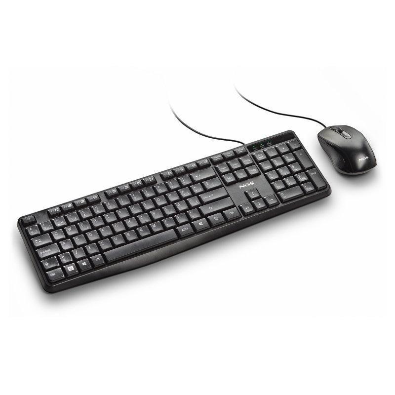 TECLADO + RATON NGS COCOAKIT V2 USB MULTIMEDIA BLACK