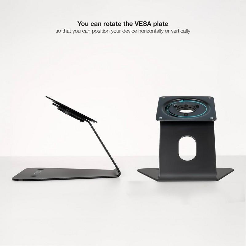 SOPORTE DE MESA TOOQ TQATWM3401-B PARA MARCO ANTIRROBO