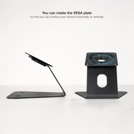 SOPORTE DE MESA TOOQ TQATWM3401-B PARA MARCO ANTIRROBO