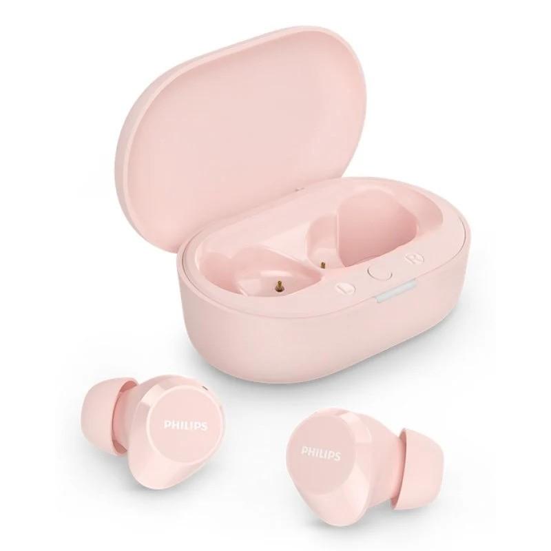 AURICULARES + MICROFONO PHILIPS TAT1209PK WIRELESS 6H ROSE